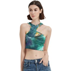 Mountains Sunset Landscape Nature Cut Out Top by Cemarart