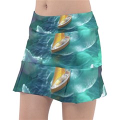 Dolphin Sea Ocean Classic Tennis Skirt by Cemarart