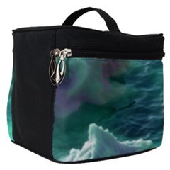 Dolphins Sea Ocean Water Make Up Travel Bag (small) by Cemarart