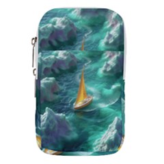 Dolphins Sea Ocean Water Waist Pouch (small) by Cemarart