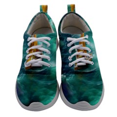 Dolphins Sea Ocean Water Women Athletic Shoes by Cemarart