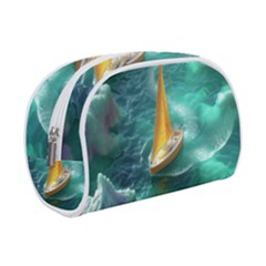 Dolphins Sea Ocean Water Make Up Case (small) by Cemarart