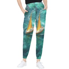 Dolphins Sea Ocean Water Women s Tapered Pants by Cemarart