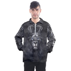 Lion King Of The Jungle Nature Men s Half Zip Pullover