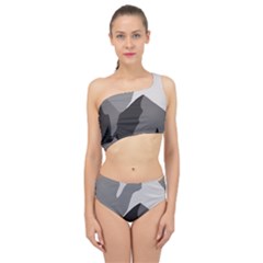 Mountain Wolf Tree Nature Moon Spliced Up Two Piece Swimsuit