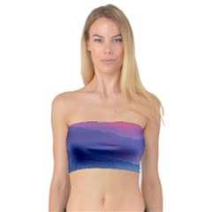 Valley Night Mountains Bandeau Top