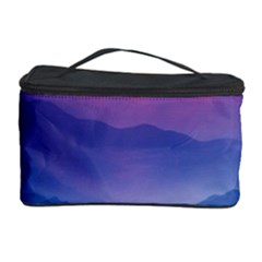 Valley Night Mountains Cosmetic Storage Case by Cemarart