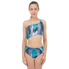 Dolphins Sea Ocean Spliced Up Two Piece Swimsuit