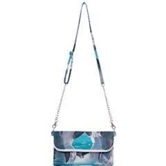 Dolphins Sea Ocean Mini Crossbody Handbag by Cemarart