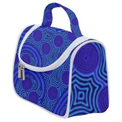 Authentic Aboriginal Art - Rivers Around Us Satchel Handbag