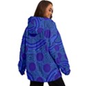 Authentic Aboriginal Art - Rivers Around Us Women s Ski and Snowboard Jacket View4