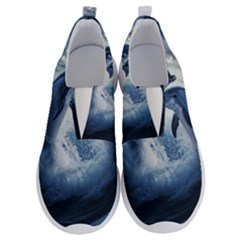 Dolphins Sea Ocean Water No Lace Lightweight Shoes by Cemarart