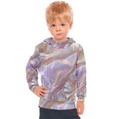 Silk Waves Abstract Kids  Hooded Pullover