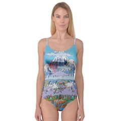 Art Psychedelic Mountain Camisole Leotard 