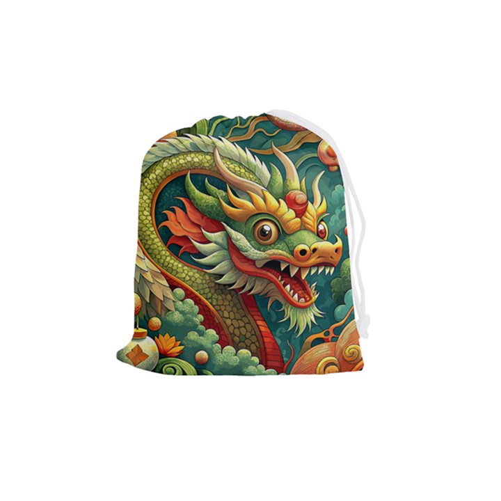 Chinese New Year – Year of the Dragon Drawstring Pouch (Medium)