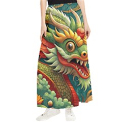 Chinese New Year ¨c Year Of The Dragon Maxi Chiffon Skirt