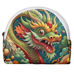 Chinese New Year ¨c Year Of The Dragon Horseshoe Style Canvas Pouch