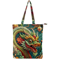 Chinese New Year ¨c Year Of The Dragon Double Zip Up Tote Bag