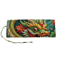 Chinese New Year ¨c Year Of The Dragon Roll Up Canvas Pencil Holder (s)