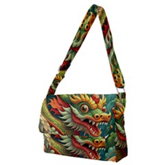 Chinese New Year ¨c Year Of The Dragon Full Print Messenger Bag (m) by Valentinaart