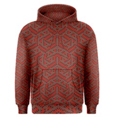 Hexagon Motif Geometric Tribal Style Pattern Men s Core Hoodie