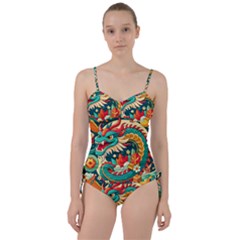 Chinese New Year ¨c Year Of The Dragon Sweetheart Tankini Set