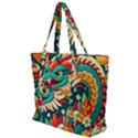 Chinese New Year – Year of the Dragon Zip Up Canvas Bag View1