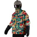 Chinese New Year – Year of the Dragon Men s Zip Ski and Snowboard Waterproof Breathable Jacket View2