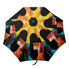 Abstract, Dark Background, Black, Typography,g Folding Umbrellas