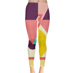 Bicycle, Geometric Figures, Art, Everyday Leggings  by nateshop