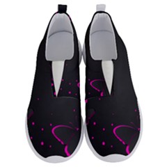 Butterflies, Abstract Design, Pink Black No Lace Lightweight Shoes by nateshop