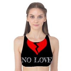 No Love, Broken, Emotional, Heart, Hope Tank Bikini Top by nateshop