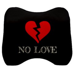No Love, Broken, Emotional, Heart, Hope Velour Head Support Cushion by nateshop