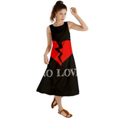 No Love, Broken, Emotional, Heart, Hope Summer Maxi Dress by nateshop