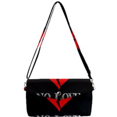 No Love, Broken, Emotional, Heart, Hope Removable Strap Clutch Bag by nateshop