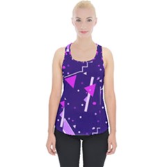 Triangles, Triangle, Colorful Piece Up Tank Top