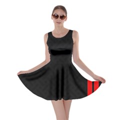 Abstract Black & Red, Backgrounds, Lines Skater Dress by nateshop