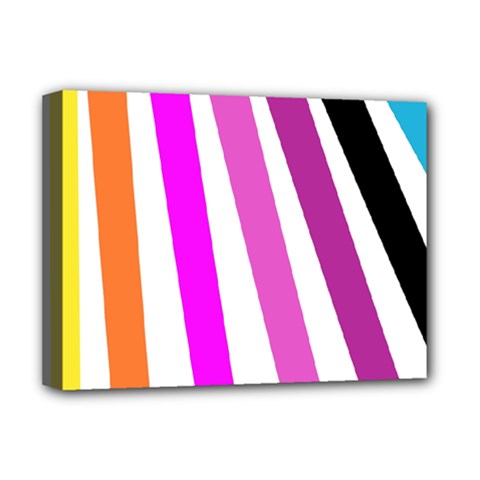 Colorful Multicolor Colorpop Flare Deluxe Canvas 16  X 12  (stretched) 