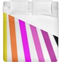 Colorful Multicolor Colorpop Flare Duvet Cover (King Size) View1