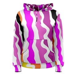 Warp Liquid Multicolor Kids Women s Pullover Hoodie by Cemarart