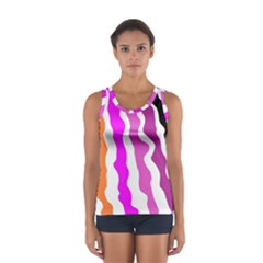 Warp Liquid Multicolor Kids Sport Tank Top 