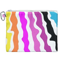 Warp Liquid Multicolor Kids Canvas Cosmetic Bag (xxxl)