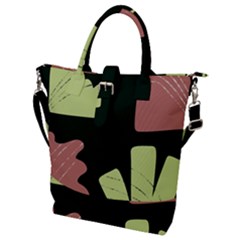 Elements Scribbles Wiggly Line Buckle Top Tote Bag