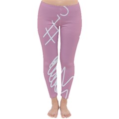 Elements Scribble Wiggly Lines Classic Winter Leggings