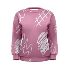 Elements Scribble Wiggly Lines Women s Sweatshirt