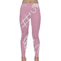 Elements Scribble Wiggly Lines Classic Yoga Leggings