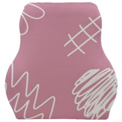 Elements Scribble Wiggly Lines Car Seat Velour Cushion 