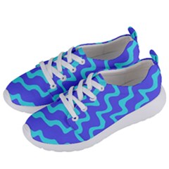 Purple Mint Turquoise Background Women s Lightweight Sports Shoes