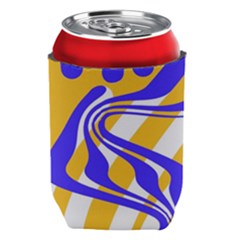 Print Pattern Warp Lines Can Holder by Cemarart