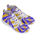 Print Pattern Warp Lines Men s Lightweight High Top Sneakers View3